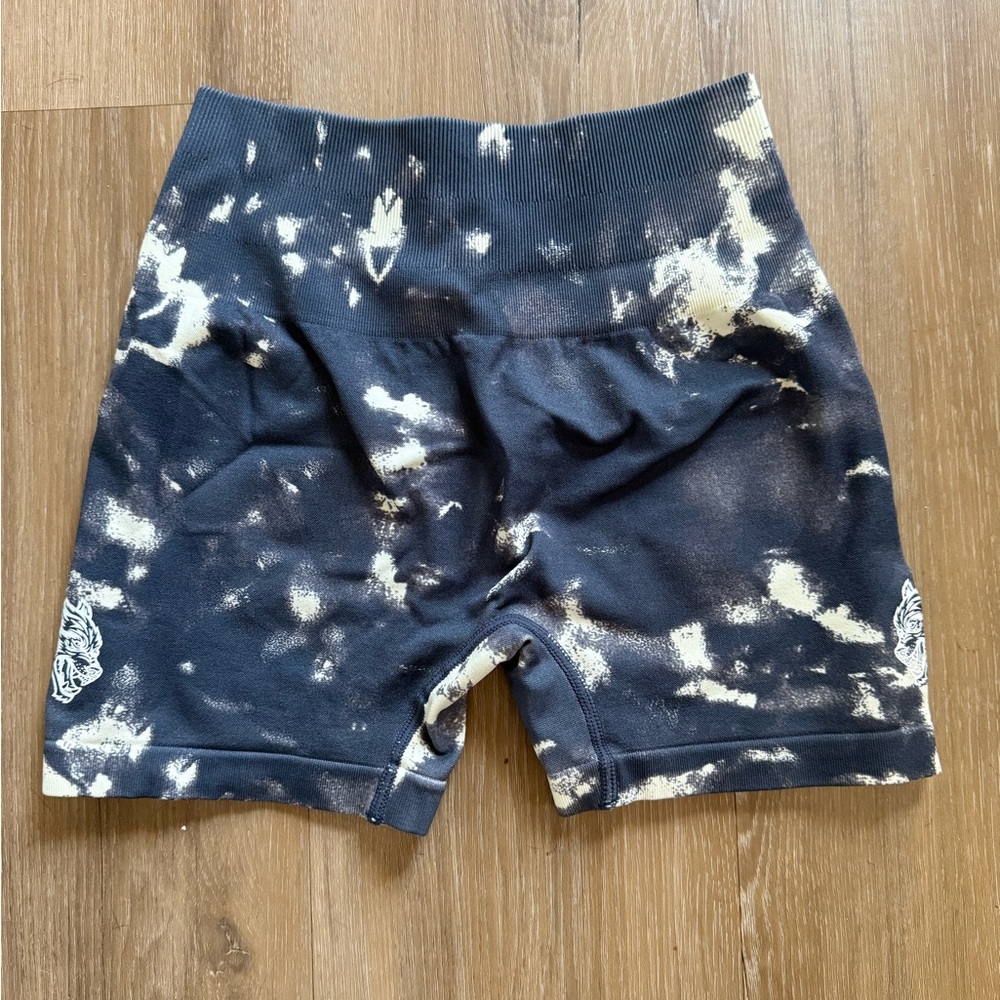 Darc Sport Black and Cream Athletic Shorts